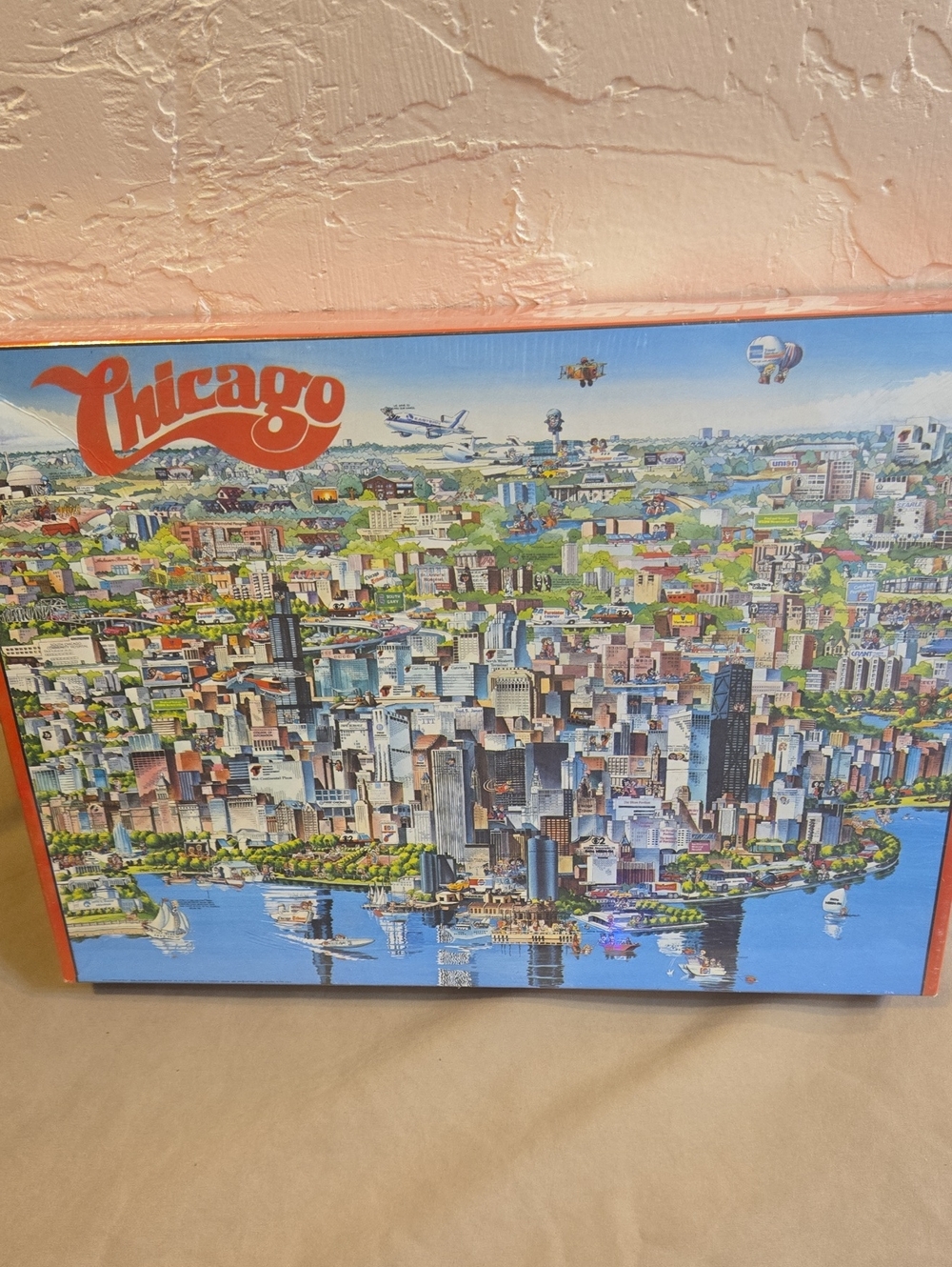 Chicago Illustrated City Puzzle — Multicolor Skyline Puzzle by Chicago